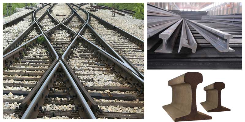 Steel Rail For Sale, US, BS, JIS, GB, ISCOR, UIC Standard